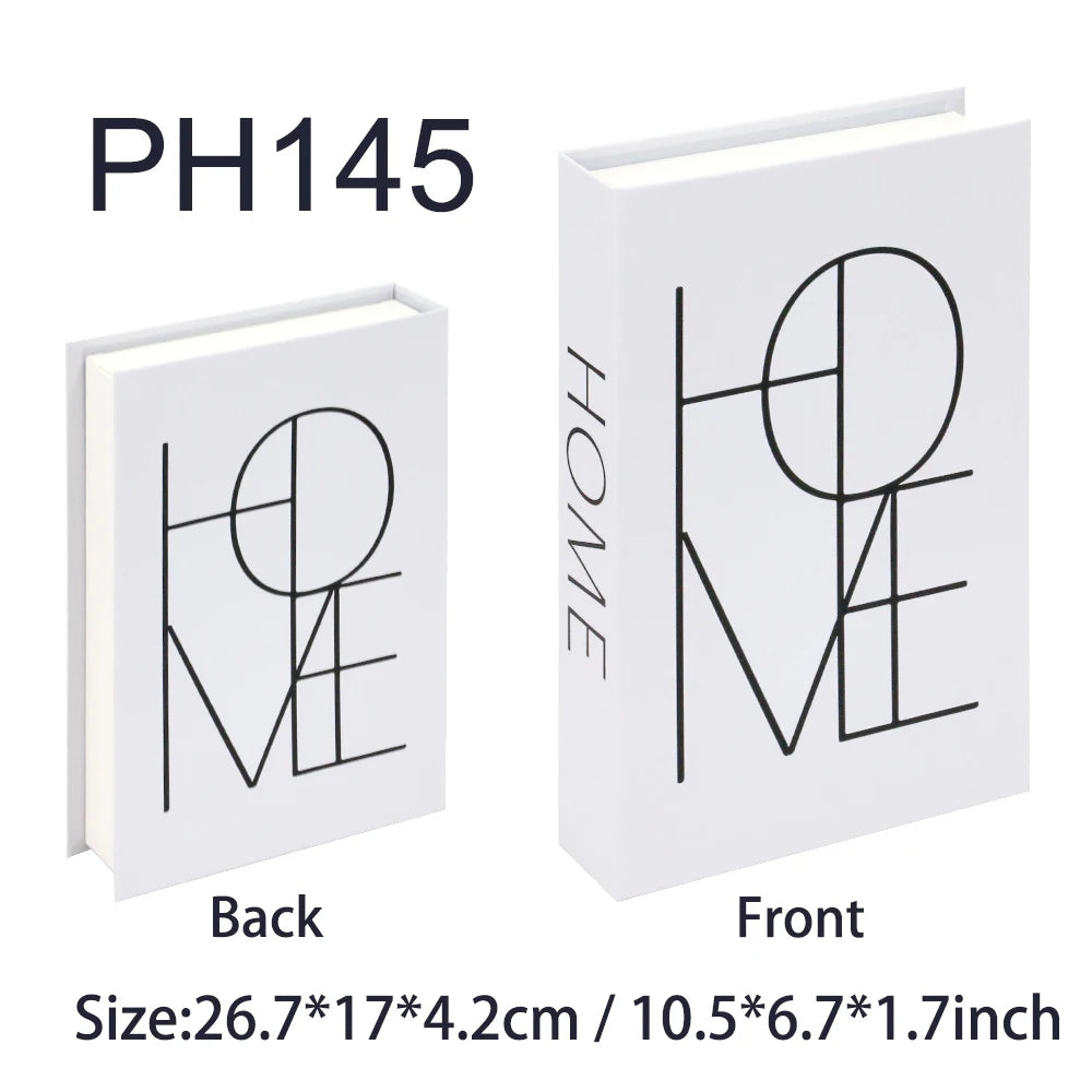 Luxury Fake Books For Decoration Living Room Decorative Book Coffee Table Bedroom Bookends Shooting Props Room Storage Box Decor